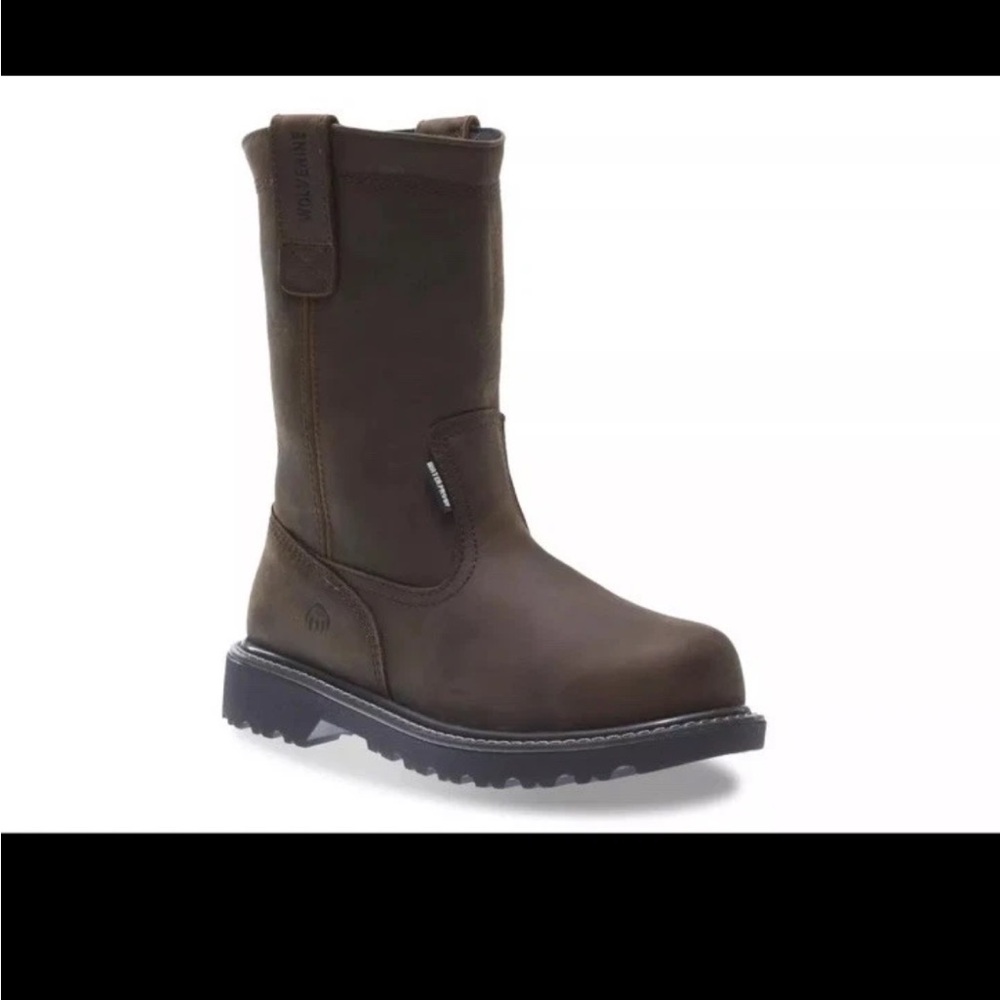 Wolverine Floorhand Well W Waterproof 10" Soft Toe Work Boot Dark Brown 8.5 M